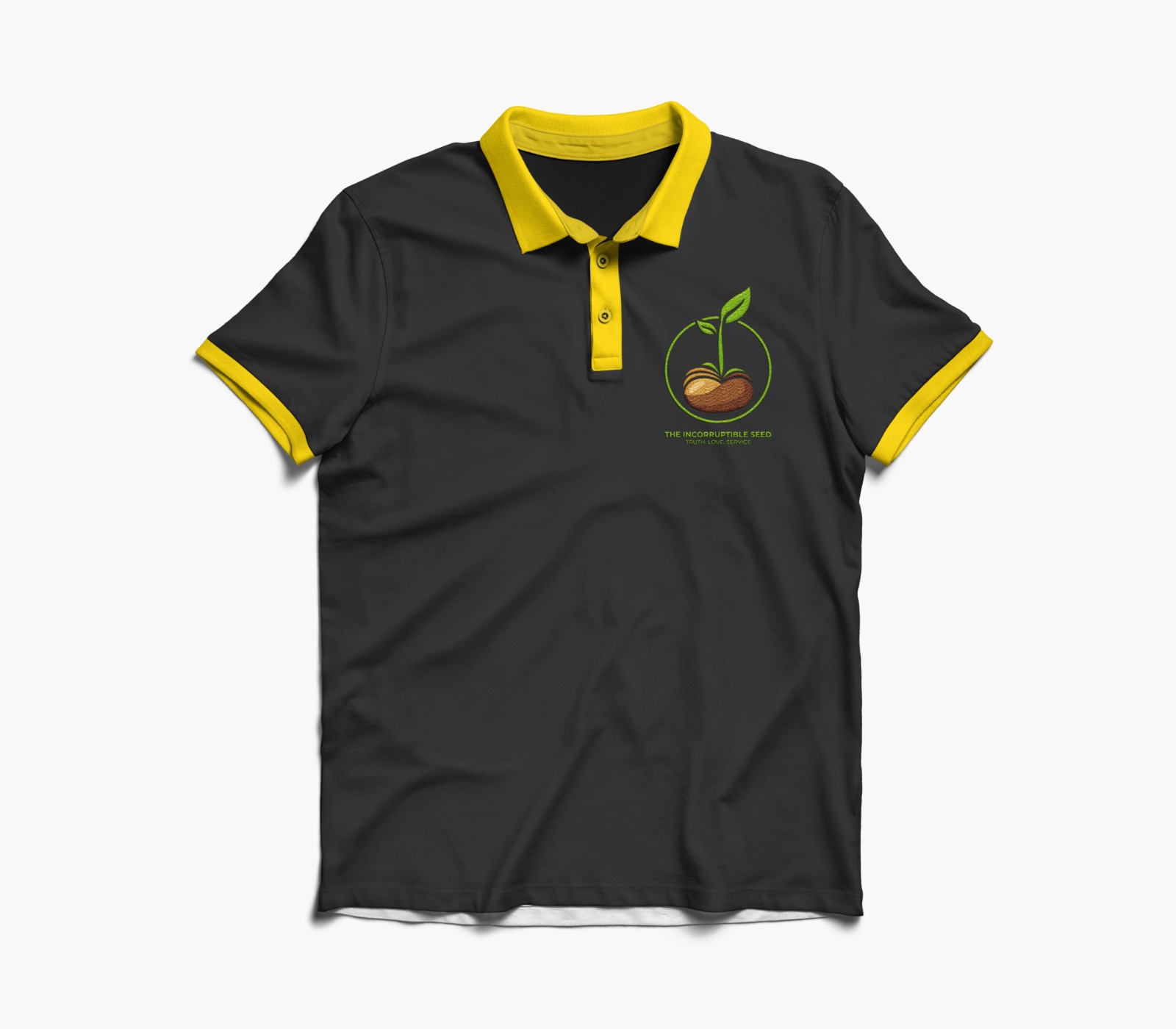 TIS Polo Shirt - Black
